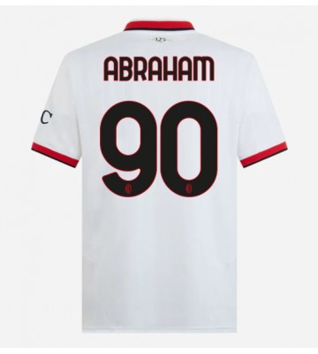 AC Milan Tammy Abraham #90 Udebanetrøje 2024-25 Kort ærmer